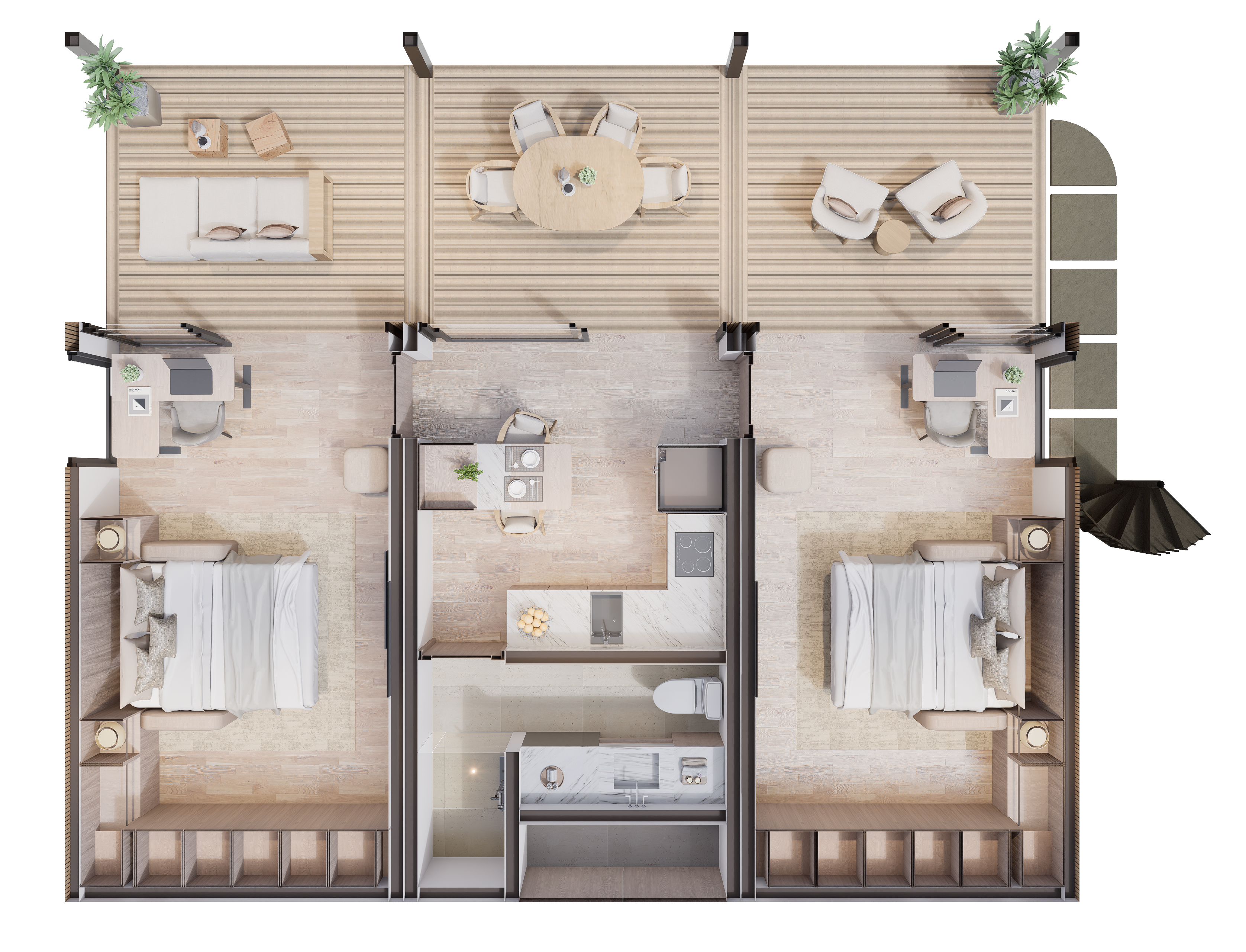 OHOME 062 · rest mode floor plan